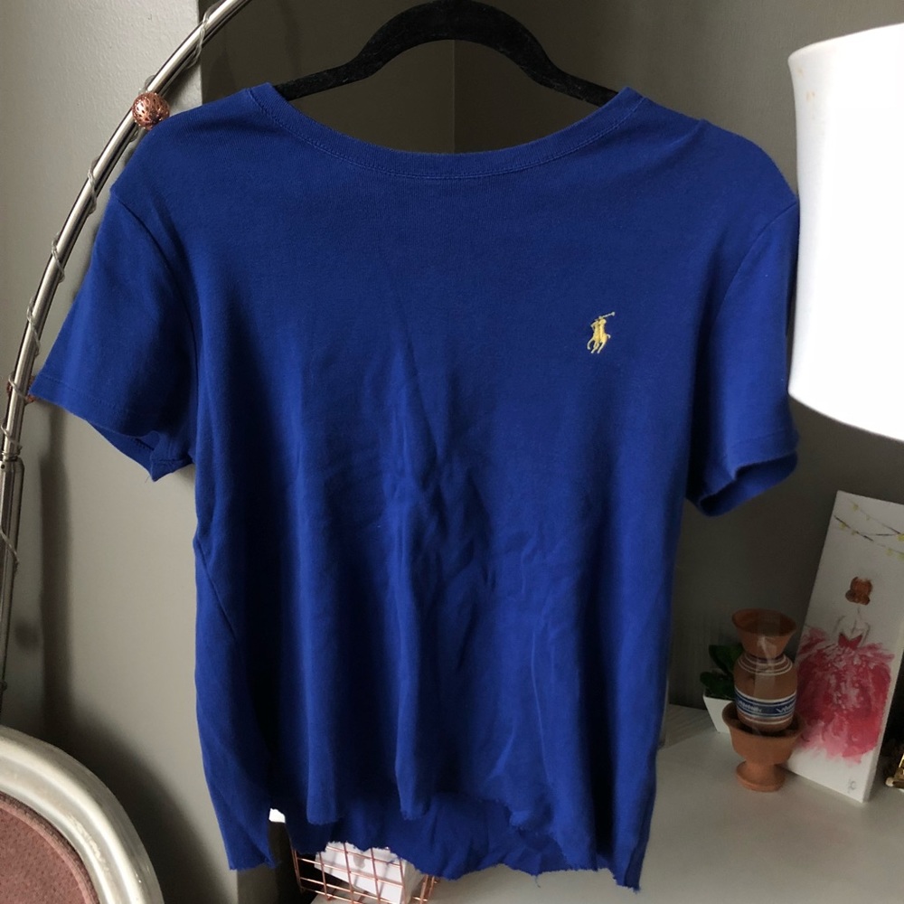 Blue Ralph Lauren shirt